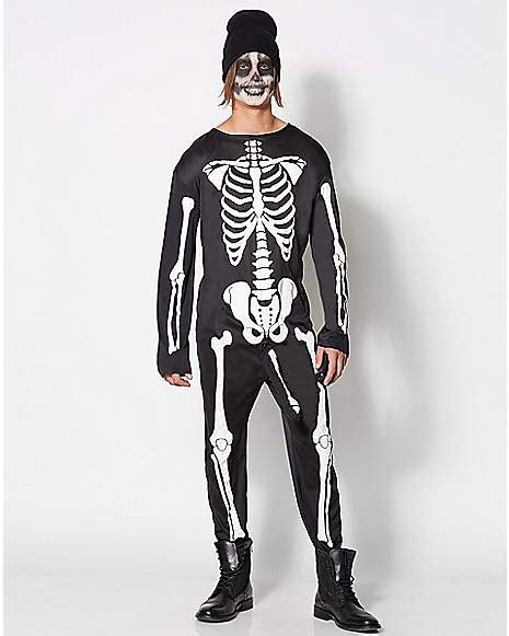 one piece adult skeleboner costume